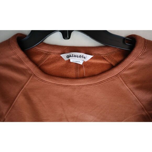 Athleta 659287-02 Women's Sz M Sequoia Brown Coaster Luxe Recover Sweatshirt - Picture 3 of 16